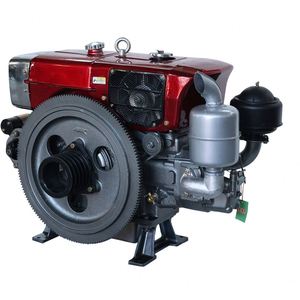 Moteur diesel monocylindre 4 temps refroidi par eau à démarrage électrique 15 CV ZS1100 avec roulement pour usage industriel et agricole - Product Image 4