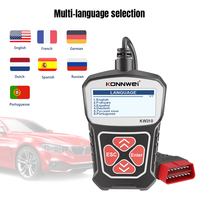 Analyseur de pannes du système ECU, scanner OBD2 de moteur KONNWEI KW310 pour toutes les voitures