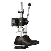 Machine à embosser manuelle de bureau électrique avec plaque de presse à chaud pour le marquage de logos et de marques sur les semelles de chaussures en cuir PU