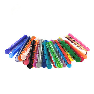 أربطة بلاستيكية مرنة لتقويم الأسنان بألوان متنوعة لتثبيت الأقواس - Product Image 1