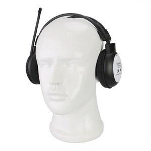 Retekess Black TR101 Headset FM Radio 50-108MHz Walkie Talkie Headset Listening Training Exams Campus Broadcasting - Product Image 4