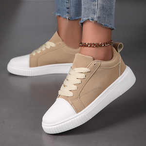 TY Women Platform Canvas Shoes Height Increasing Chunky Sneakers for Youth Girls Outdoor <strong>Trainers</strong> Female <strong>Ladies</strong> - Product Image 6