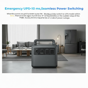 <b>Portable</b> Solar <b>Generator</b> 512Wh LiFePO4 Battery Outdoor Camping 800W Power Station - Product Image 6