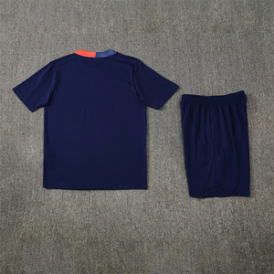 夏季足球队服 短袖训练服 球衣 25/26 巴塞罗那 透气涤纶速干圆领男女通用 - Product Image 4