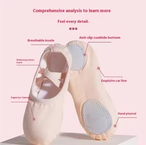 Chaussures <span class=keywords><strong>de</strong></span> <span class=keywords><strong>ballerine</strong></span> professionnelle <span class=keywords><strong>de</strong></span> haute qualité pour filles et enfants - Product Image 5