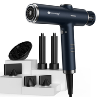 Sèche-cheveux professionnel de qualité salon, personnalisé avec une marque privée, à grande vitesse, moteur BLDC 200 millions, ions négatifs