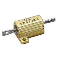 Vente directe d'usine - Résistance fixe non réglable en aluminium doré 5W/10W/25W/50W - Valeurs de résistance standard complètes
