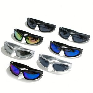 Gafas de Sol Deportivas Retro Punk con Logotipo Personalizado, Gafas de Ciclismo Steampunk para Hombre y Mujer - Product Image 4