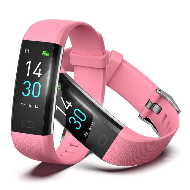 Smart Watch Pedometer Fitness Tracker Sleep Tracker Heart Rate Monitor TFT Display Android Compatible IP68 Waterproof 4 Days