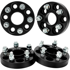 Espaciadores de Rueda Deportivos Forjados de Alto Rendimiento 5x120, Adaptadores de Rueda de Aluminio Centrados en el Eje con Pernos de Grado 12.9 - Product Image 2