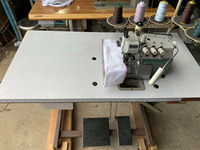 Machine à coudre Pegasus E32L pour gauchers, 2 aiguilles, 5 fils, surjeteuse à point de sécurité, commande sur mesure, dépôt requis