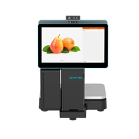 Báscula Impresora de Etiquetas de Códigos de Barras SEMTOM Android POS con Impresora Térmica para Supermercados y Comercios Minoristas