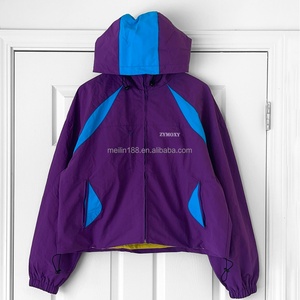 Custom Patchwork Windbreaker Coat Zipper Nylon <b>Jackets</b> Outdoors Wear Windproof Waterproof <b>Pullover</b> Nylon Windbreaker <b>Jacket</b> - Product Image 2