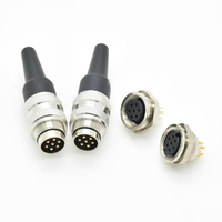 Connecteur Amphenol M16 J09 Connecteur d'alimentation pour câble Din circulaire à 7 broches