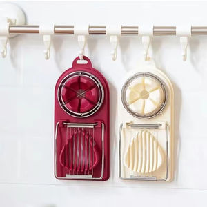 Wholesale Multi Functional Cutting Artifact <b>Kitchen</b> Household Stainless Steel Cutter Preserved Eggs Divider Two in One - Product Image 2