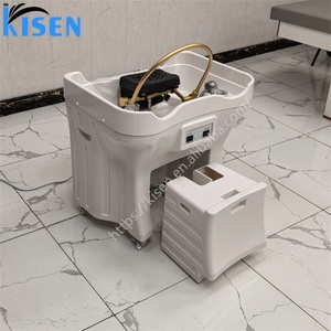 KISEN Nouveau modèle moderne de bac de lavage portable pour cheveux avec réservoir d'eau, équipement de coiffure et de soin pour salons de beauté et spas - Product Image 3