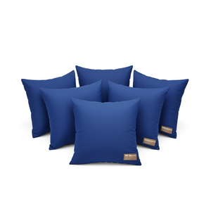 Juego de Cojines para Exteriores de Tela Oxford Azul, 26 x 26 Pulgadas, Resistentes al Agua, Extraíbles y Lavables, Cojines Cuadrados - Product Image 1