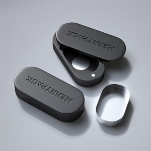 Luxury Solid Perfume Case New Unique Black Solid Perfume Container Magnetic - Product Image 1