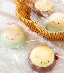 Juguete Blandito con Forma de Hámster Kawaii, Pelota Antiestrés con Temática de Comida, Juguete Blando de TPR Mochi para Niños y Adultos, Regalos y Fiestas - Product Image 6
