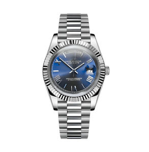 Montre de luxe S Luxury Weekly Diary, or rose, double calendrier, entièrement incrustée de diamants, 36/39 mm, chiffres romains, tendance - Product Image 2