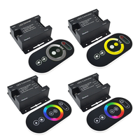 Télécommande Rf couleur unique Cct DC 12V 18a 24a 30a Bande LED tactile Télécommande RVB Contrôleur LED pour bande de LED Mono Du