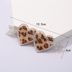 Nouveau Design Léopard Patchs Strass Broderie Coeur Étoile Couronne <span class=keywords><strong>Arc</strong></span> Patch Fer sur pour Vêtements - Product Image 3