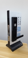 Lector de tarjetas RFID y código QR Escaneo Límite de tiempo Cerradura de hotel sin llave Hecho de aleación de zinc duradera
