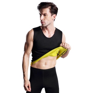 Chaleco de neopreno elástico personalizado para hombre, moldeador corporal para Sauna, sudor caliente - Product Image 1