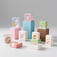 Boîte cadeau en plastique PVC PET transparent recyclable avec vernissage pour produits artisanaux, cosmétiques et pâtisseries