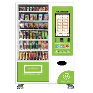 ตู้จำหน่ายสินค้าอัตโนมัติอัจฉริยะ ตู้จำหน่ายเครื่องดื่มแบบกำหนดเองสำหรับโรงเรียน/สำนักงาน/สวนสาธารณะ ตู้จำหน่ายขนมและเครื่องดื่มสีขาว - Product Image 1