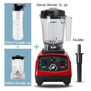 เครื่องปั่น Gemat 3 in 1 ความจุ 3 ลิตร ปั่นเร็ว สำหรับทำน้ำผลไม้และเตรียมอาหาร ใช้ในบ้าน - Product Image 4