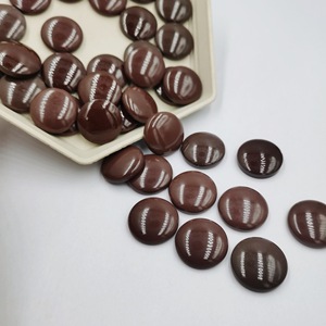 Piedras de jade Terry Dark Brown de 25x6 mm para accesorios de manta de sauna, estilo moderno minimalista - Product Image 1