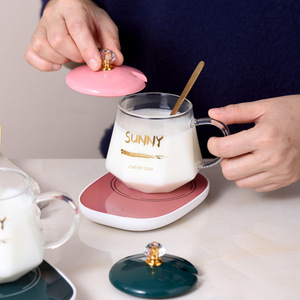 Taza de Vidrio Creativa, Simple, Resistente a Altas Temperaturas, Diseño Moderno y Minimalista <span class=keywords><strong>con</strong></span> Asa, para Beber Café, <span class=keywords><strong>Desayuno</strong></span> o Agua - Product Image 3
