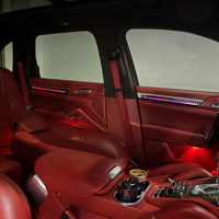 Adecuado para 24-25 Porsche Cayenne luces ambientales dinámicas (modelos de molde de luz y sombra) 30 luces
