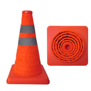 Tùy chỉnh Nylon Oxford đường nón phản quang cảnh báo sản phẩm linh hoạt chướng ngại vật đóng mở giao thông nón an toàn nón - Product Image 3