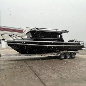 Gospel 9m 30ft <span class=keywords><strong>Barca</strong></span> Veloce in <span class=keywords><strong>Alluminio</strong></span> per Pattugliamento, Yacht da Diporto, Imbarcazione <span class=keywords><strong>Inaffondabile</strong></span> con Cabina, <span class=keywords><strong>Barca</strong></span> da Pesca in Vendita - Product Image 1