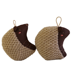Éponge de douche pour enfants en forme de <span class=keywords><strong>hérisson</strong></span> avec LOGO personnalisé OEM Bain corporel pour enfants Vente en gros Éponges de bain écologiques pour la douche - Product Image 4