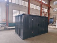 Conteneur de stockage multi-tailles de 8 à 20 pieds pour atelier, cour, construction et stockage agricole