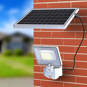 Nhà máy IP65 cao lumen 6000K COB Chip <span class=keywords><strong>LED</strong></span> năng lượng mặt trời lũ ánh sáng tiết kiệm năng lượng cảm biến chuyển động ngoài trời đảm bảo chất lượng sáng cao - Product Image 4