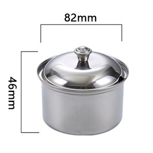 Utensili da cucina spezie in acciaio inossidabile sale zucchero olio pepe peperoncino condimento vaso contenitore con cucchiaio strumenti per erbe e spezie per tutte le stagioni - Product Image 6