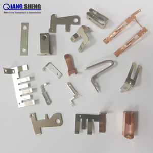 Hot Sale Custom Stamping Flat Connector Manufacturer Copper Brass Small Battery <strong>Terminal</strong> Tabs With Nickel Plating - Product Image 1