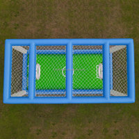 Zone de combat Obstacle Arena Sport Football Cage Drone de football gonflable