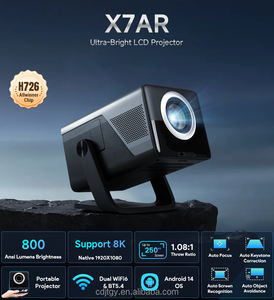 Projecteur LCD LED portable éducatif intelligent HD 1080P Android 14 Home Cinéma 8000 lumens ANSI 2G WiFi 1,5 kg - Product Image 4