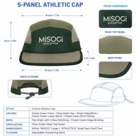 Gorra de Lona Transpirable de 5 Paneles Personalizada de Alta Calidad - Venta al por Mayor, Ligera, para Deportes al Aire Libre, Esquí, Viajes y Rendimiento