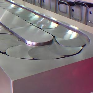 ระบบ<span class=keywords><strong>สายพาน</strong></span>ลำเลียงรถไฟซูชิ304 SS ยาว5-20เมตรได้รับการรับรอง CE โหลด200กก. สำหรับการรับประทาน<span class=keywords><strong>บุฟเฟ่ต์</strong></span>/ระบบรถไฟ<span class=keywords><strong>ซูชิ</strong></span>เชิงพาณิชย์ - Product Image 5