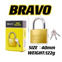 Cadenas doré Bravo haute sécurité avec 3 clés pour l'approvisionnement direct d'usine du marché sud-américain 20-75mm
