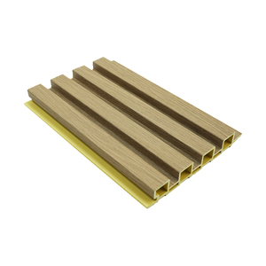 Panneau WPC Panneaux muraux extérieurs décoratifs en bois pour intérieur et extérieur pour hall villa appartement revêtement revêtement - Product Image 1