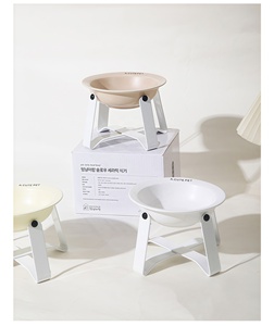 Comedero elevado para gatos y perros pequeños, protector <span class=keywords><strong>de</strong></span> cuello, plato para comida, postres y aperitivos, para mascotas - Product Image 6