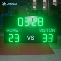 Tableau d'affichage numérique LED étanche (affichage du score en temps réel) ~ Utilisation intérieure/extérieure, télécommandé, Football américain & Rugby