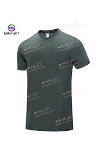 Shorts de sport à séchage rapide pour hommes, vêtements de sport respirants, short de sport de football, t-shirt à manches courtes - Product Image 3